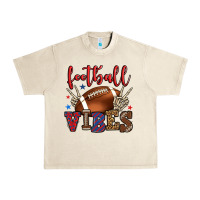 Sandshell Football vibes red and blue Urban Heavy Tee - HowdyJamesFarm
