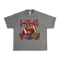 Tornado Football vibes red and blue Urban Heavy Tee - HowdyJamesFarm
