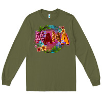 Army Green Mama Mother's Day Long Sleeve Tee - CowGirlArtShop