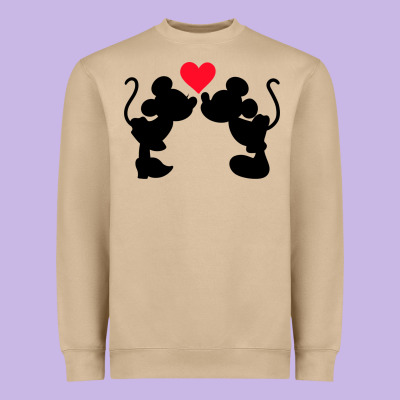 Minnie Mouse Heavyweight Sweatshirt Designed By Cowhidedigitalart