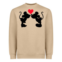 Mushroom Minnie Mouse Heavyweight Sweatshirt - CowhideDigitalArt