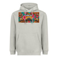 Moon Dust school bus leopard gemstone license plate Heavyweight Hoodie - Artiststas