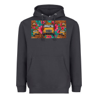 Smoke school bus leopard gemstone license plate Heavyweight Hoodie - Artiststas