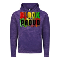 Cloud Purple black and proud Vintage Hoodie - CowGirlArtShop