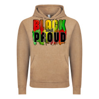 Vintage Coffee black and proud Vintage Hoodie - CowGirlArtShop