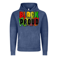 Vintage Denim black and proud Vintage Hoodie - CowGirlArtShop