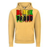 Vintage Mustard black and proud Vintage Hoodie - CowGirlArtShop