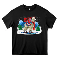 Black fleece navidad alpaca mountains Heavy Core Tee - LillyAllenDesigns