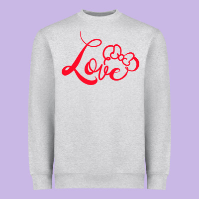 Minnie Mouse Heavyweight Sweatshirt Designed By Cowhidedigitalart