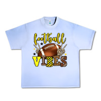 Grape Ice Football vibes yellow and black team color Urban Heavy Tee - HowdyJamesFarm