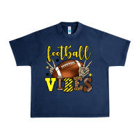 Navy Football vibes yellow and black team color Urban Heavy Tee - HowdyJamesFarm