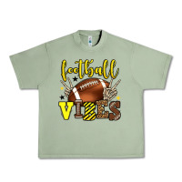 Oil Green Football vibes yellow and black team color Urban Heavy Tee - HowdyJamesFarm
