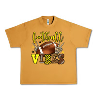 Peanut Butter Football vibes yellow and black team color Urban Heavy Tee - HowdyJamesFarm