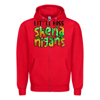 Red little miss shenanigans St. Patrick's Zipper Hoodie - LillyAllenDesigns