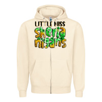 Sandshell little miss shenanigans St. Patrick's Zipper Hoodie - LillyAllenDesigns