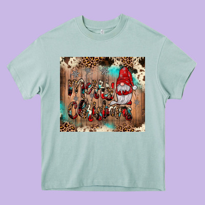Merry Christmas Gnome Heavy Core Tee Designed By Jahusdesignshop