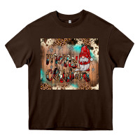 Chocolate Brown merry christmas gnome Heavy Core Tee - JahusDesignShop