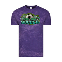 Cloud Purple Wild about Soccer Vintage Tee - HowdyJamesFarm