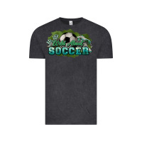 Vintage Black Wild about Soccer Vintage Tee - HowdyJamesFarm