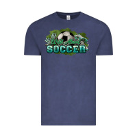 Vintage Denim Wild about Soccer Vintage Tee - HowdyJamesFarm