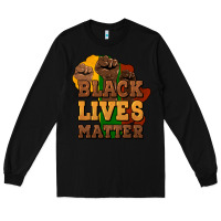 Black black lives matter Long Sleeve Tee - HowdyJamesFarm