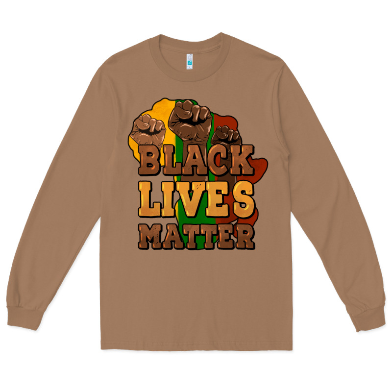 Black Lives Matter Long Sleeve Tee by HowdyJamesFarm | Teevron