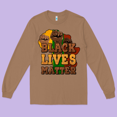 Black Lives Matter Long Sleeve Tee Designed By Howdyjamesfarm