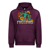 Mauve Wine freebird thunderbird Urban Hoodie - AdoDesignShop