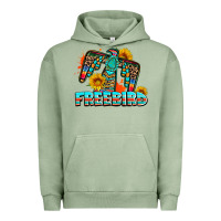 Pigment Oil Green freebird thunderbird Urban Hoodie - AdoDesignShop