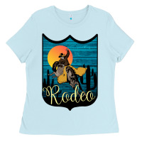 Baby Blue Rodeo Name Tag Ladies Tee - Bettercallsaul