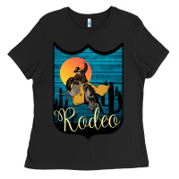 Black Rodeo Name Tag Ladies Tee - Bettercallsaul