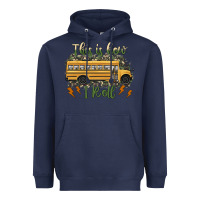 Navy this is how i roll school bus camouflage Heavyweight Hoodie - Artiststas