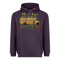 Plum this is how i roll school bus camouflage Heavyweight Hoodie - Artiststas