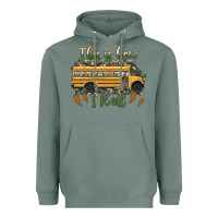 Sage this is how i roll school bus camouflage Heavyweight Hoodie - Artiststas