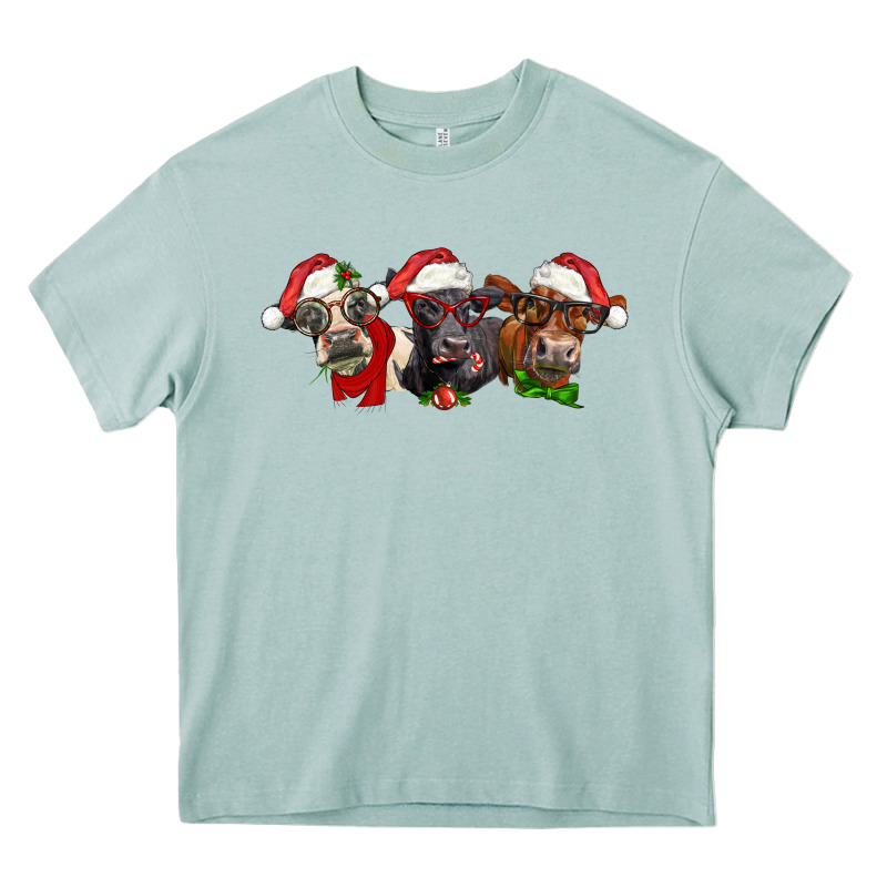 Christmas Heifers Heavy Core Tee by LillyAllenDesigns | Teevron