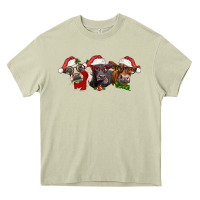 Mossy christmas heifers Heavy Core Tee - LillyAllenDesigns