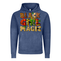 Vintage Denim black girl magic juneteenth Vintage Hoodie - CowGirlArtShop