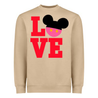 Mushroom Minnie Mouse Heavyweight Sweatshirt - CowhideDigitalArt