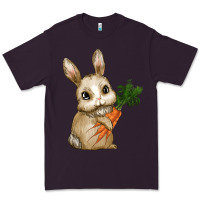 Plum eastrt bunny carrot Premium Tee - RanaPortraitStore