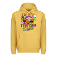 Antique Gold i care for the cutest pumpkins in the patch Premium Hoodie - BundleAndBundleShop