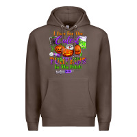 Coffee i care for the cutest pumpkins in the patch Premium Hoodie - BundleAndBundleShop
