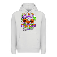 Dove Grey i care for the cutest pumpkins in the patch Premium Hoodie - BundleAndBundleShop