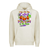 Oatmeal Heather i care for the cutest pumpkins in the patch Premium Hoodie - BundleAndBundleShop