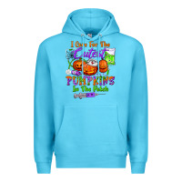 Ocean Blue i care for the cutest pumpkins in the patch Premium Hoodie - BundleAndBundleShop