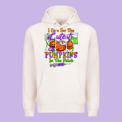 I Care For The Cutest Pumpkins In The Patch Premium Hoodie Designed By Bundleandbundleshop