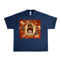 Navy wizard head mom Urban Heavy Tee - TumblerDesignByShophia