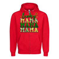 Red lucky mama mama mama  St. Patrick's Zipper Hoodie - LillyAllenDesigns