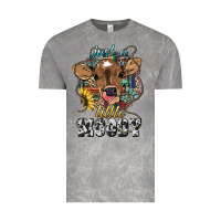 Cloud Rock Just a little moody baby cow Vintage Tee - HowdyJamesFarm