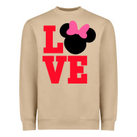 Mushroom Minnie Mouse Heavyweight Sweatshirt - CowhideDigitalArt