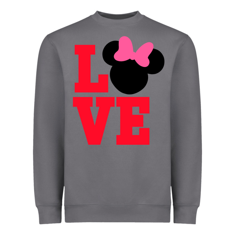 Minnie Mouse Heavyweight Sweatshirt by CowhideDigitalArt | Teevron